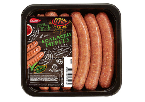 Колбаски Мергез охлажденные, 400г