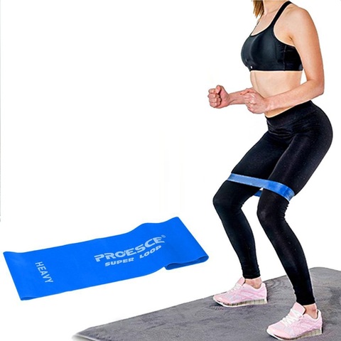 Rezin band \ Жгут спортивный резиновый \ Resistive Exercise Bands Super loop blue