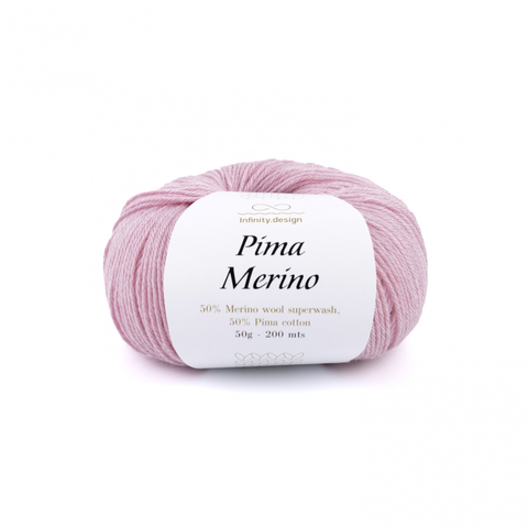Пряжа Infinity Pima Merino 3512 пудрово-розовый