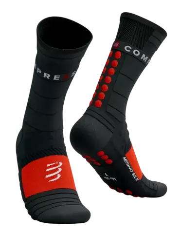 Носки Pro Racing Winter Run Black/High Risk Red
