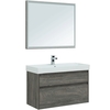 Aquanet 242582 Тумба Nova Lite 100 2 ящ. цв. дуб рошелье (242582)