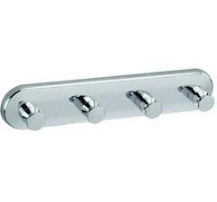 Планка с крючками для ванны 4шт. замак LINE 16507.B глянцевый