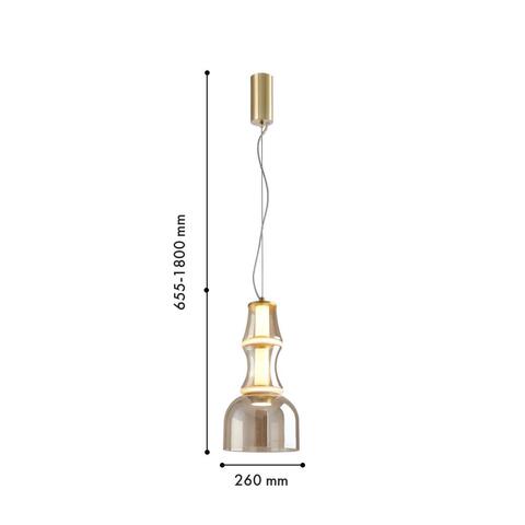 Подвесной светодиодный светильник Favourite Gaudi 4242-2P