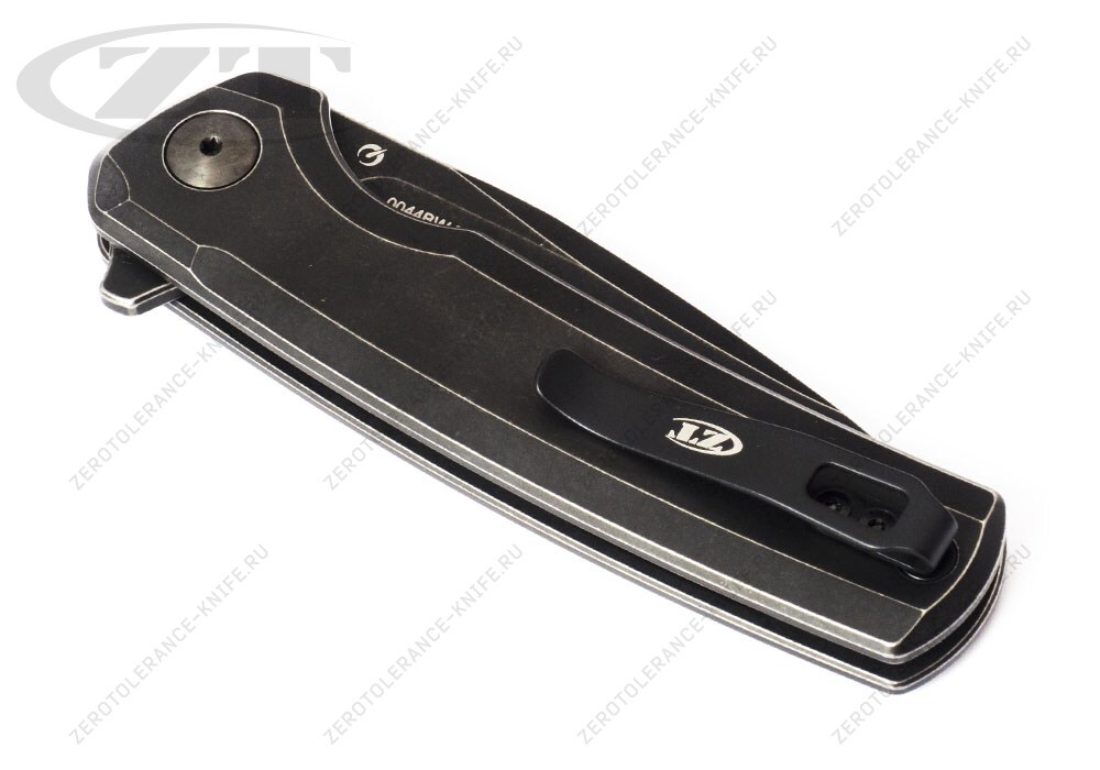 Нож Zero Tolerance 0044BW Button Lock Flipper - фотография 