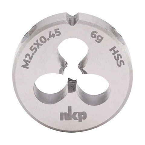 Плашка М 2,5х0,45 DINEN22568 HSS 6g 16х5мм NKP 240025N