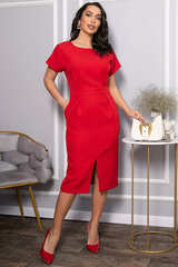 Платье с карманами Утренняя роса (красное) П14372-16М LT Collection