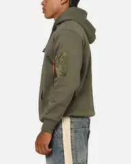 Толстовка Alpha Industries Utility Pocket Hoodie OG-107 Green (Зелёный)