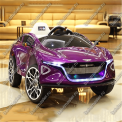 Детский электромобиль "Bentley" фиолетовый, стандартная комплектация