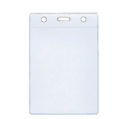 
          Бейдж вертикальный Alingar, 6,3 см х 10,0 см, ПВХ, прозрачный