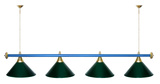 Лампа STARTBILLIARDS 4 пл. (плафоны зеленые,штанга золотая,фурнитура золото) фото №78