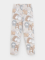 брюки  для девочки  КР 4074/бежевый 0403 Н086 к659