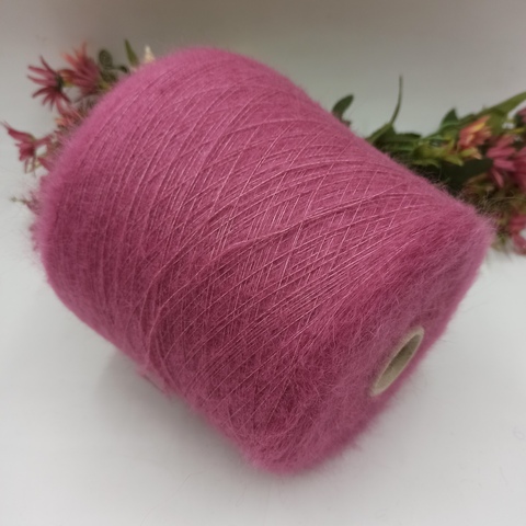 Мохер на шёлке арт Super Kid seta от Pura Lana Italia 850м/100гр 019 Пион