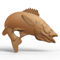 Силиконовый молд № 502 Рыба 2 D