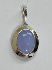 Моно Б (кулон из серебра)