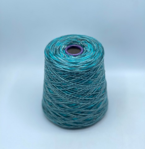 Filati Vinezia, Calzeteria,400м.75% Меринос, 25% Полиамид, Изумрудный, деграде, 37512