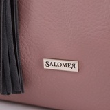 Сумка Саломея 607 версаль пыльная роза + шоколад