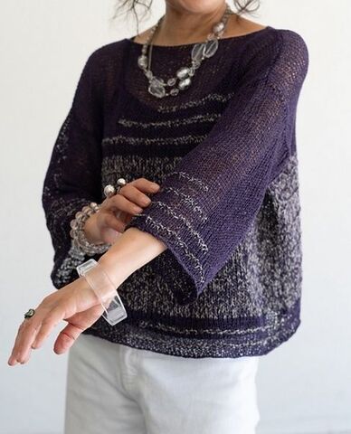 Лен с кашемиром (5%) и шелком (10%) Filati Naturali REGALE CHINE 2/28 бело-синий