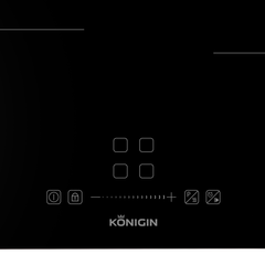 Варочная поверхность встраиваемая Konigin Barbet I604 SBK, индукционная, 4 зоны нагрева