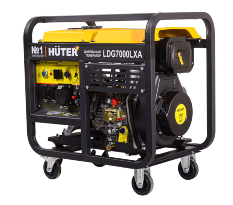 Электрогенератор дизельный LDG 7000LXА Huter