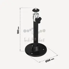 Кронштейн для проектора Cactus CS-WMS-13 черный макс.3кг настенный и потолочный поворот и наклон — фото 7