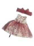 Платье с сеткой - Розовый. Одежда для кукол, пупсов и мягких игрушек.