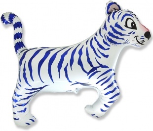 F Фигура, Тигр (Белый), 36''/91 см, 1 шт.