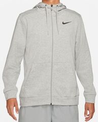 Толстовка теннисная Nike Dri-Fit Hoodie Full Zip M - charcoal heather/black