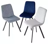 фото 3 Стул DAIQUIRI BLUVEL-86 NAVY BLUE, велюр М-City на profcook.ru