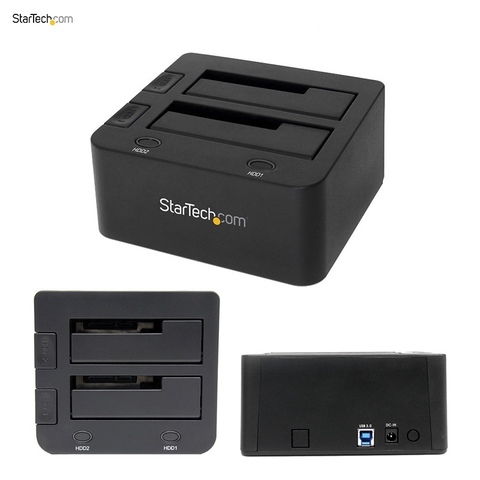 Док станция StarTech Dual-Bay Dock USB 3.0 2.5