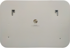 Зеркало LED DESIGN PRO 050 80 хол. тепл. cвет часы с подсветкой с антизапотевателем прямоуг