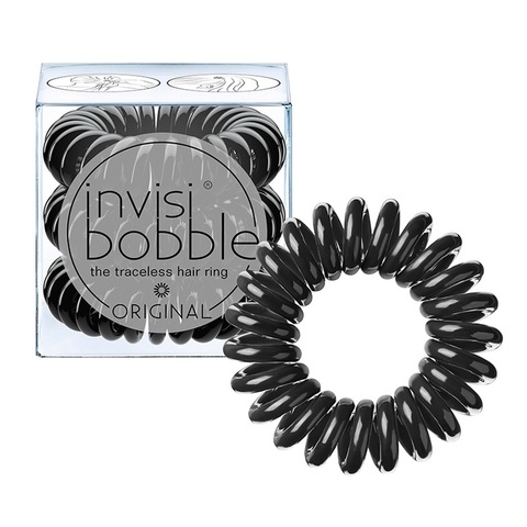 Invisibobble True Black резинка-браслет для волос