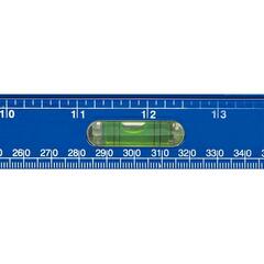 Уровень строительный КОБАЛЬТ 600 мм, профиль 25 x 60 мм, 3 глазка, 2 ручки, V-образный паз, точность 1 мм/м, литой (243-141)