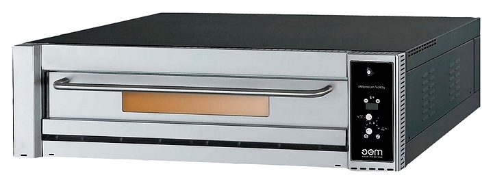 Печь для пиццы электрическая серии Millennium Valido EVO 1-камерная с подом 75*108 см, электро-механическая панель управления, дверь открывается вниз OEM-ALI 635SBEM