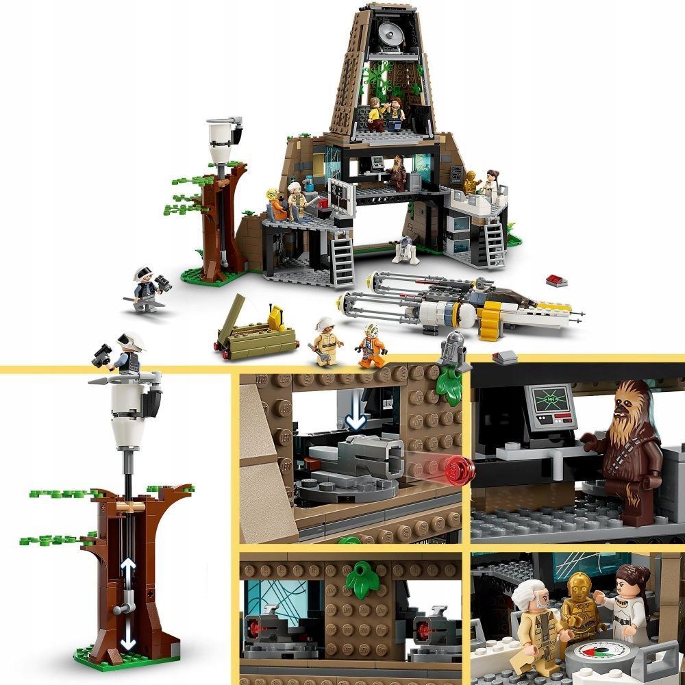 Конструктор LEGO Star Wars База повстанцев на Явине 4 Лего Звездные Войны  75365 купить в Москве | Доставка по России.