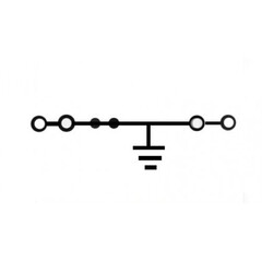 Клемма заземления Push-IN 0,2-1,5mm2 / 8kV