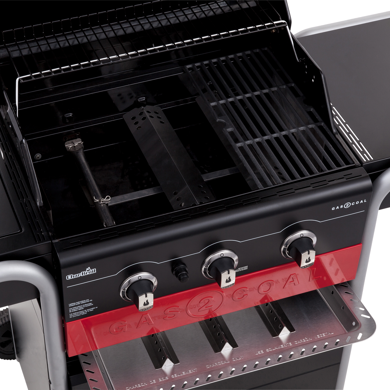 Угольный + Газовый гриль Char-Broil Gas2Coal Hybrid 3B