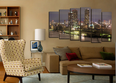 Модульная картина "Вечерний Нью Йорк"