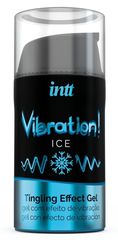 Жидкий интимный гель с эффектом вибрации Vibration! Ice - 15 мл. - 