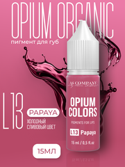 L13 PAPAYA пигмент для губ TM AS-Company OPIUM COLORS