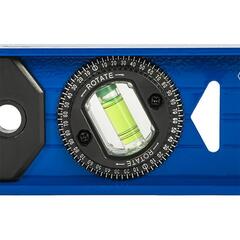 Уровень строительный КОБАЛЬТ 600 мм, профиль 25 x 60 мм, 3 глазка, 2 ручки, V-образный паз, точность 1 мм/м, литой (243-141)