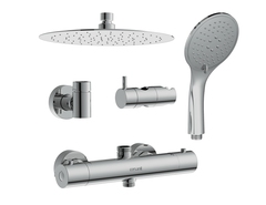 Душевая система BRASKO (смеситель термостатический) 3 режима шланг 150 металл