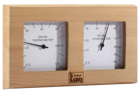 SAWO Термогигрометр квадратный 224-THD - купить в Москве и СПб недорого по цене производителя

