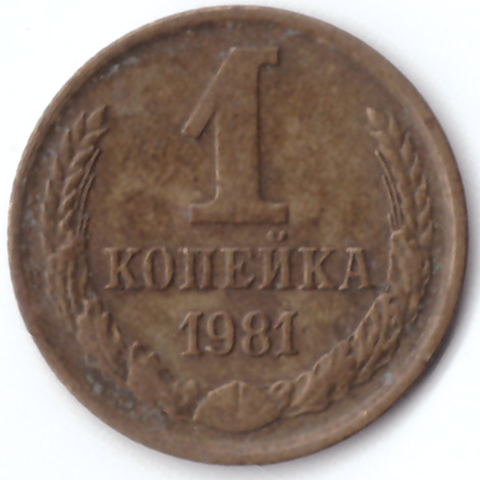 1 копейка 1981 VG-