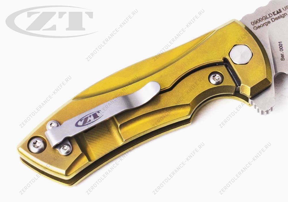 Нож Zero Tolerance ZT0900GLD First 1 - фотография 