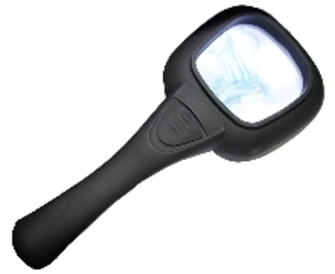 Лупа ручная с подсветкой 60мм (6LED)ТН 600558 Magnifier