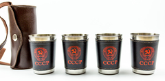 Подарочный набор стопок в чехле СССР, фото 7