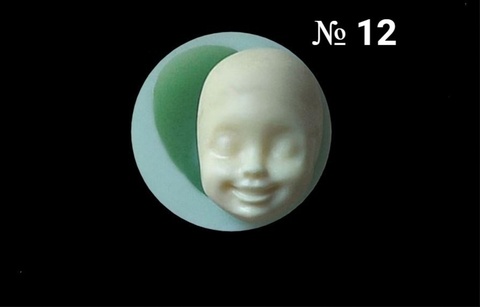 Силиконовый молд Лицо № 12