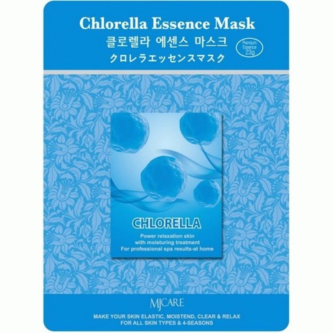 Тканевая маска с экстрактом хлореллы Mijin Cosmetic MJ Care Chlorella Essence Mask