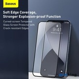 Tempered Glass 3D Full Cover for iPhone 13 Pro Black