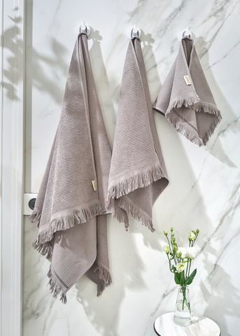 Комплект полотенец 3шт Luxberry Iris шоколадный